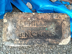 'E Phillips B.N.Groes', found in the Rhondda but no clues as to who 'E Phillips' was or where 'B.N.Groes' is, © Photo courtesy of Deniol Iago